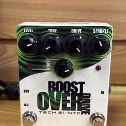 Tech 21 NYC Boost Over Drive Effects Pedal