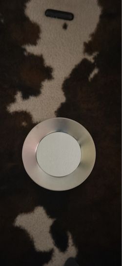 Silver Circular mirror