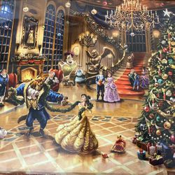 Disney Beauty and the Beast Art Print by Thomas Kinkade Studios