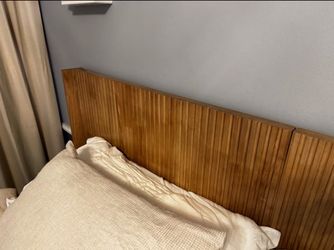 Wooden king headboard