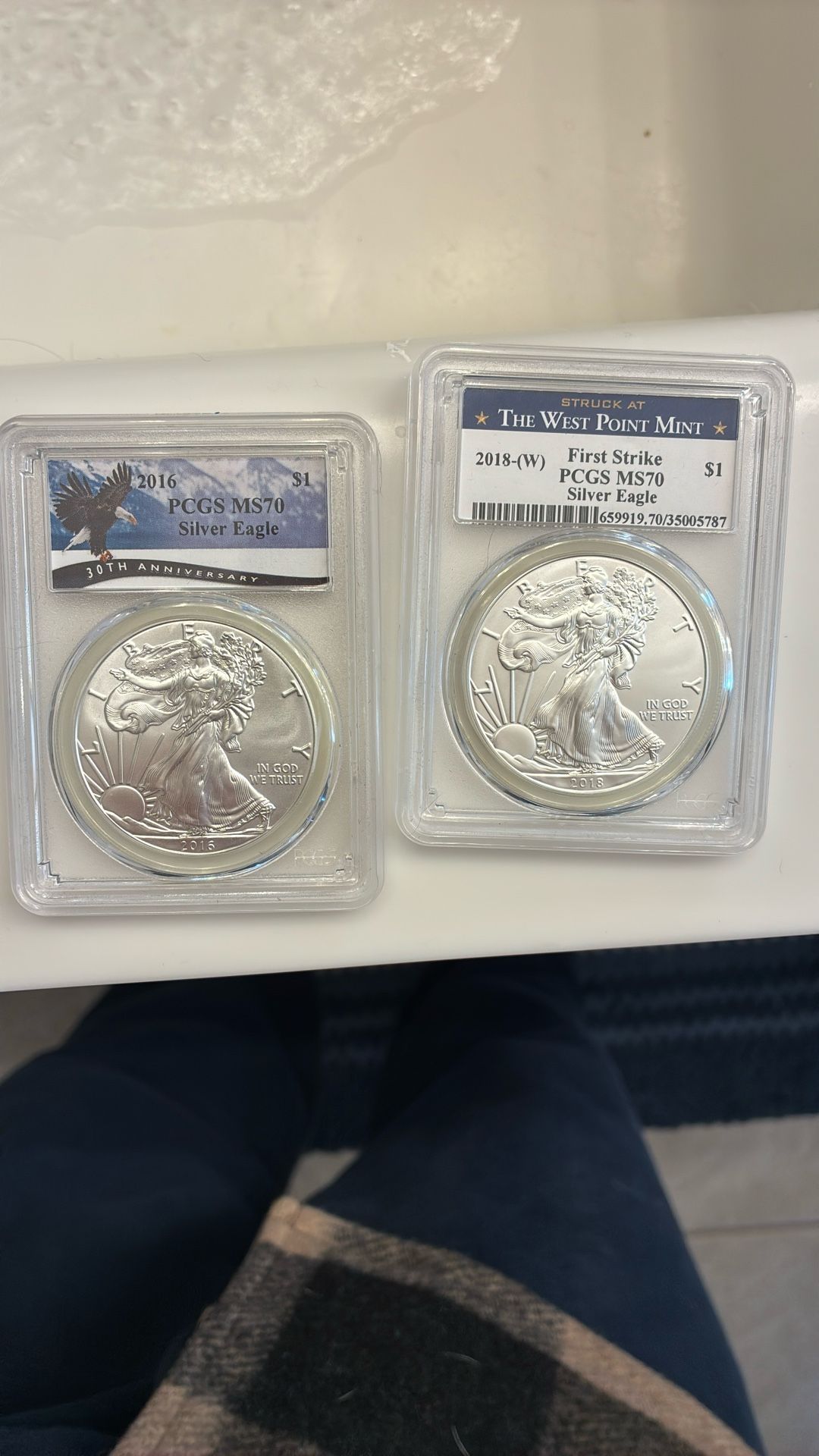 2- 1 Oz Silver Coins