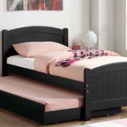 Twin Bed Frame With Trundle