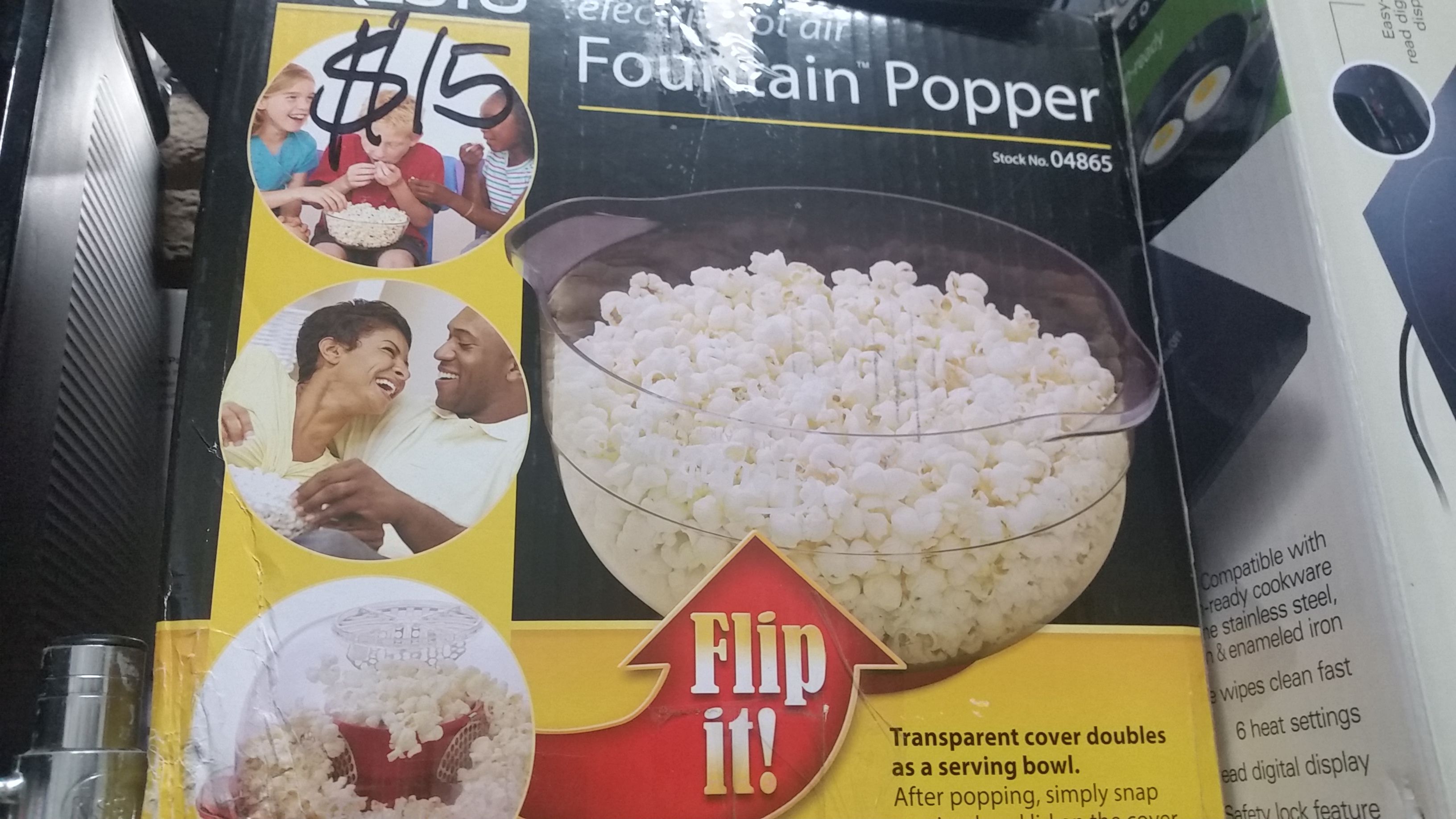 Fountain popper in box