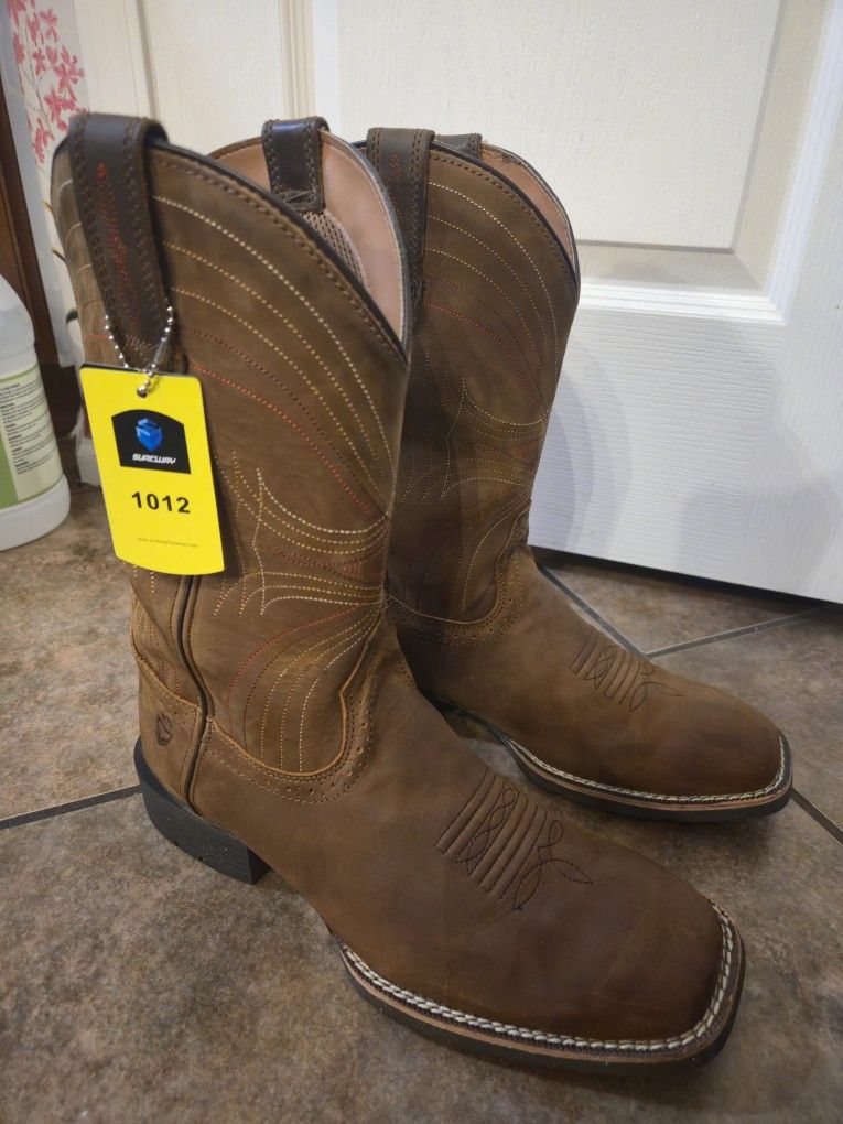Full Leather Cowboy Boots 10.5