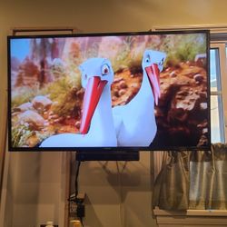 Samsung 43 inch high-definition TV.