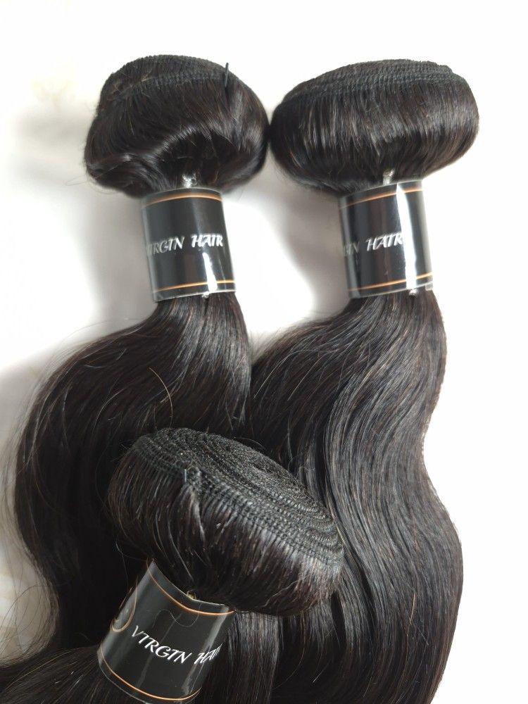 10" 12" 14" Brazilian Hair Bundle Extensions