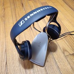 Sennheiser On-Ear Wireless Headphones HDR-120 w/ Charging Cradle TR120 