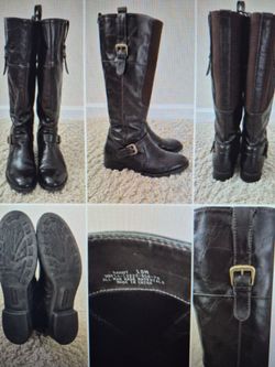Brown Tall Boots Size 10