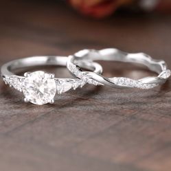 18k Diamond Engagement Set 