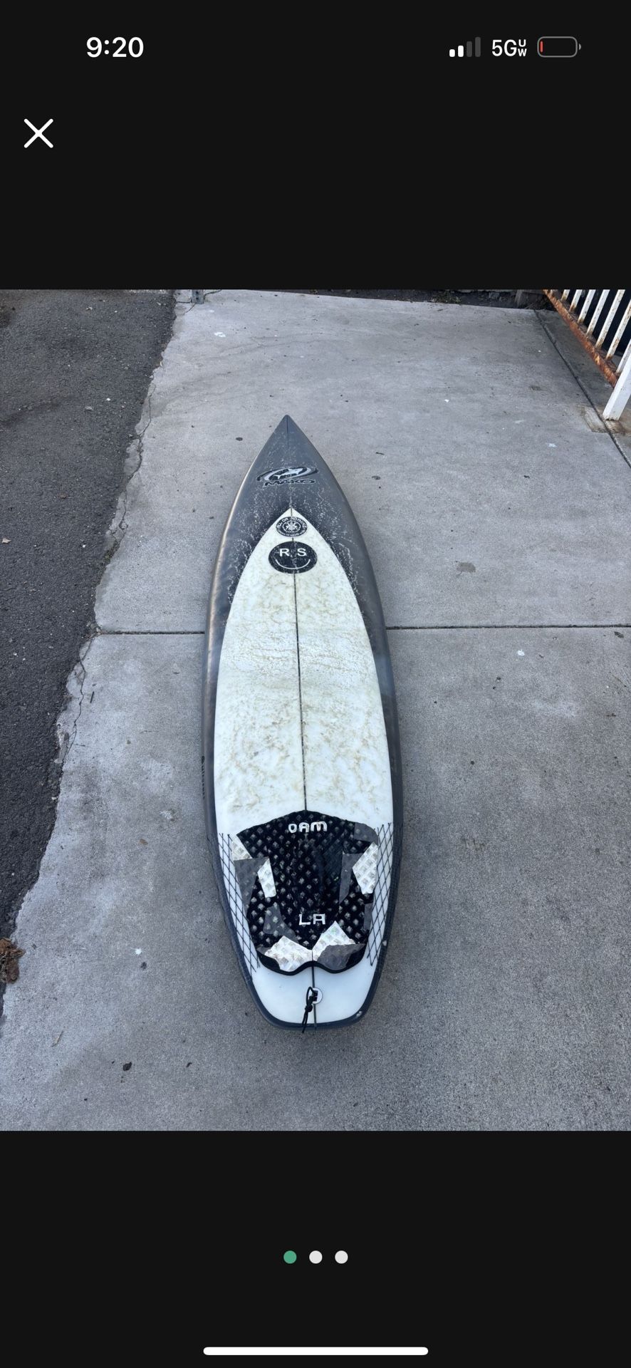 6’4 RS Thruster Squash Tail 
