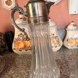 Vintage Glass Carafe 