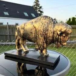 The Old Gold Buffalo Statue