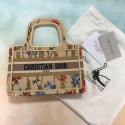 Vintage Dior Paris Book Tote