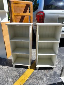 White Cabinet with display shelves