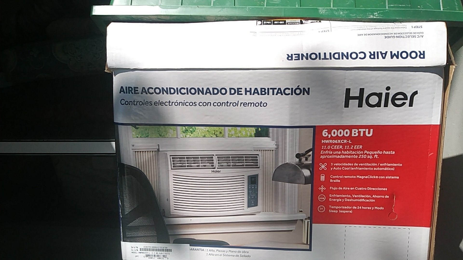 Haier Window AC unit with remote
