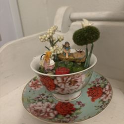 Fairy Garden Tea Cup