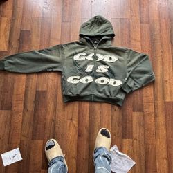 2cstudios God Is Good Cropped Jacket Size Large 