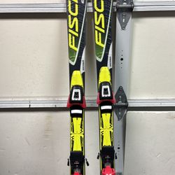 Fischer Skis With Bindings 133 Cm For Kids Youth