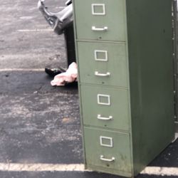Used File Cabinet And Used Desk Both Together For 20.00 Need Gone Today