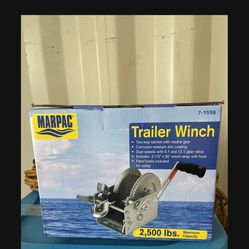 New 2500lb HD Trailer Winch With Strap    $140 