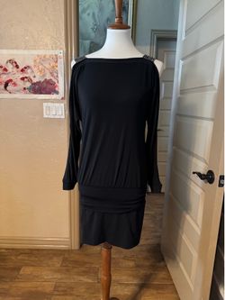 Black mini dress size small