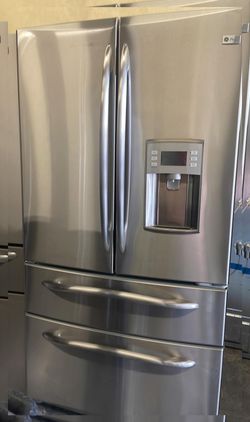 GE  French Door Stainless Steel Fridge
