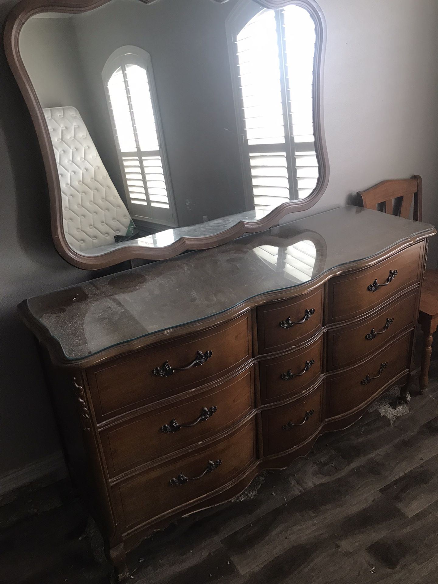 Dryer Mirror And Nightstand 