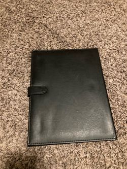 Pleather folder