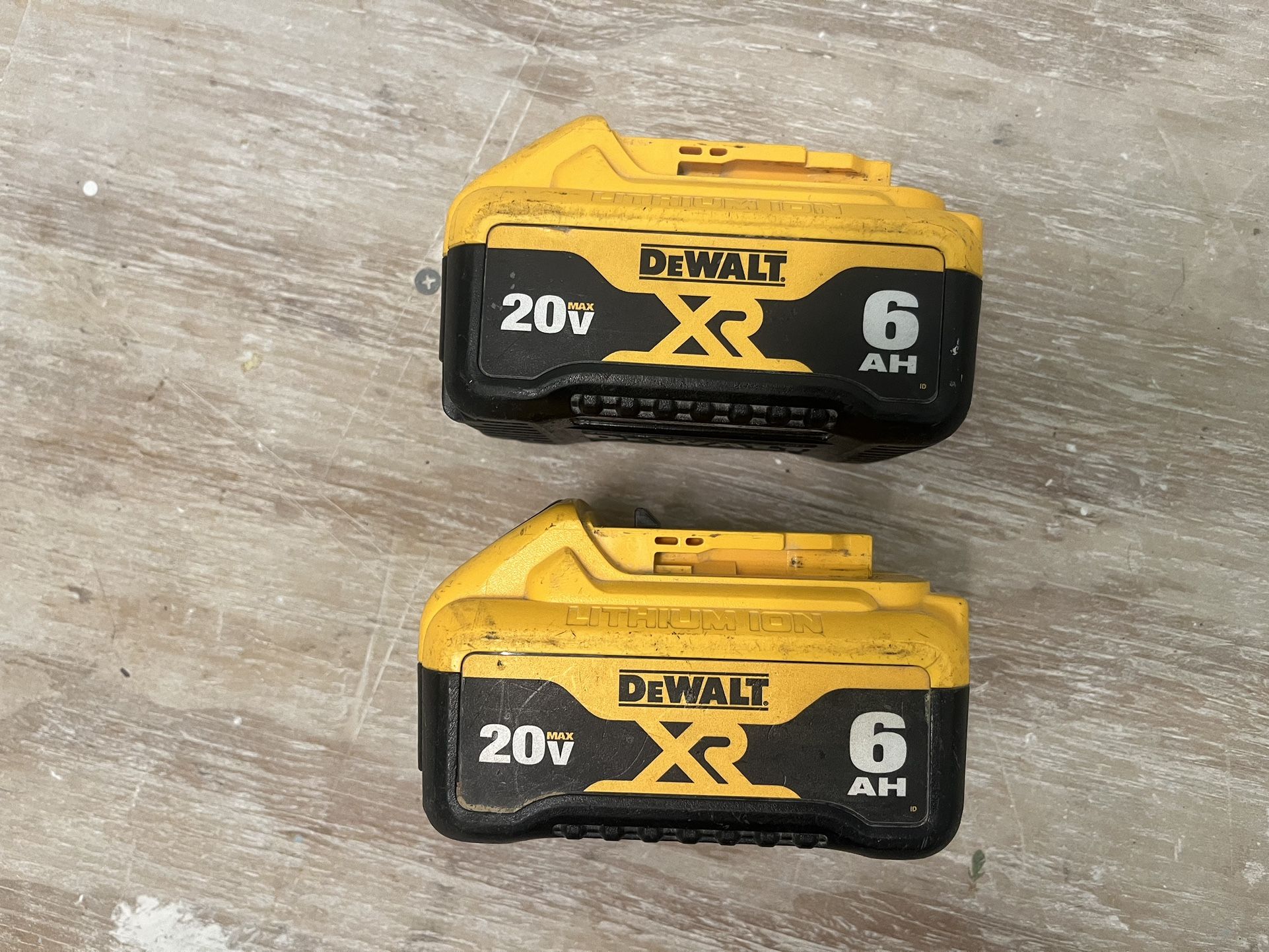 Used Dewalt Batteries