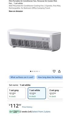 Mini Air Cooling Mist Fan  Fan