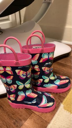 Carters rain boots toddler 5c