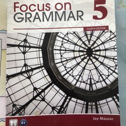 Book Focus On Grammar !