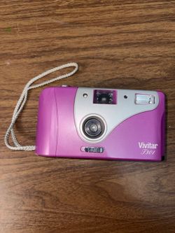 Vivitar 35mm Camera J301 Camera Pinkish Purple.