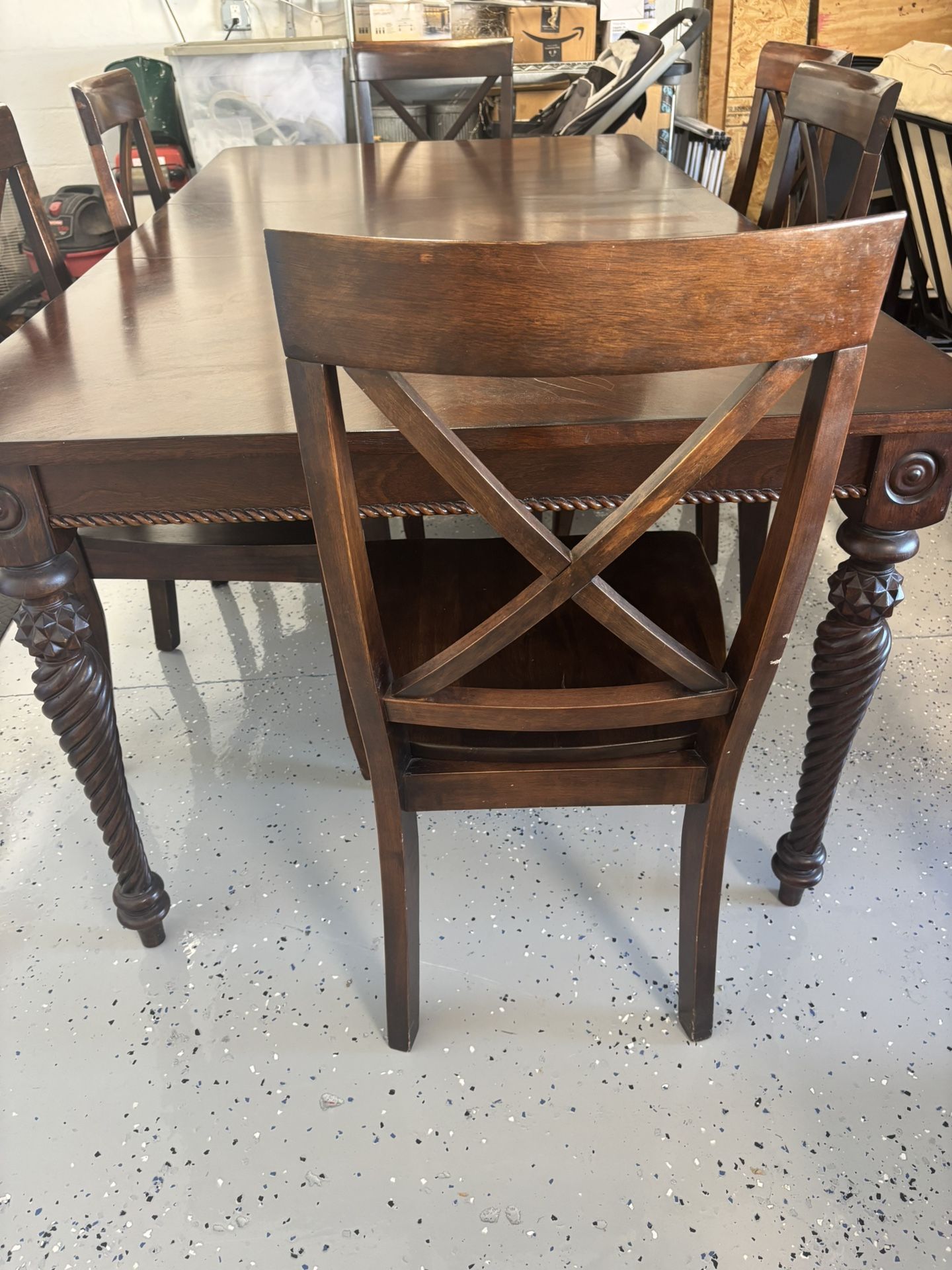 Wooden Dining Room Table Set