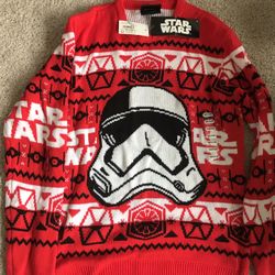 Star Wars Stormtrooper Christmas Fleece Sweater