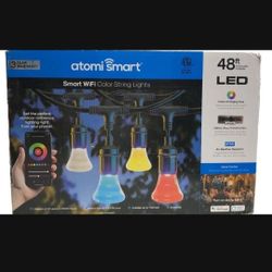 Atomi Smart WiFi Color String Lights (48ft)