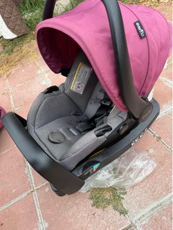 evenflo pivot modular travel system pink