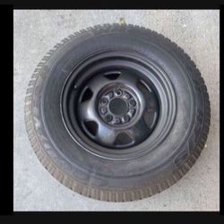 1 X 215/75r15 5x4.5 5x114.3 Stock Tacoma Rim Wheel With Tire!!!!!!