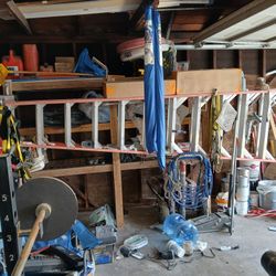 Werner 14 Ft Fiberglass Twin Step Ladder