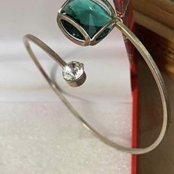 Pulsera Stainless Aro Piedras Joyas Antiguas 