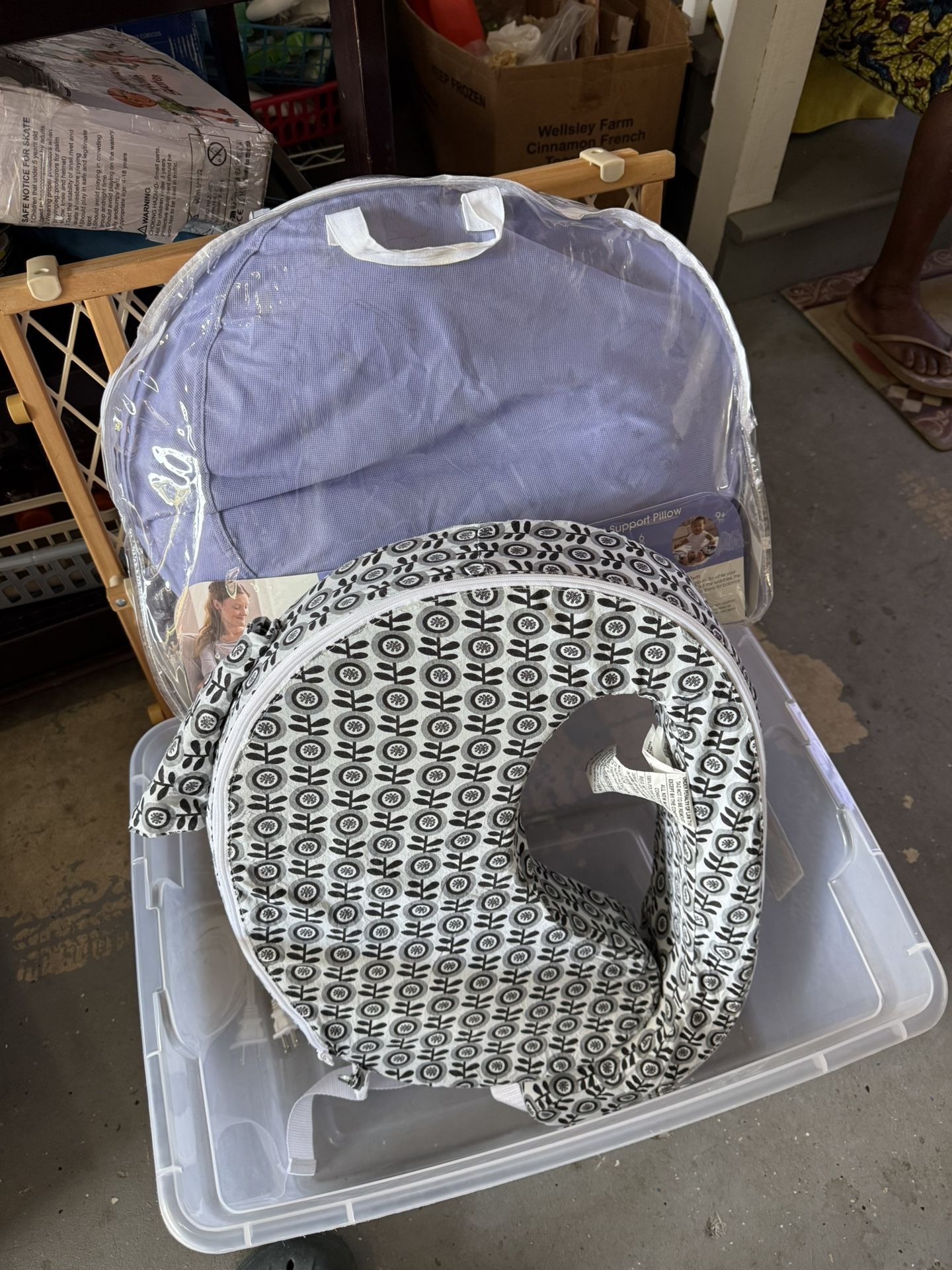 Black And White Nursing Pillow