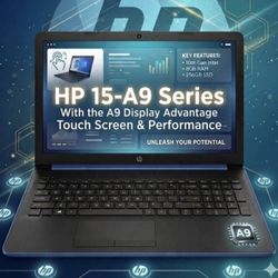 Laptop HP Blue touch Like New🐬