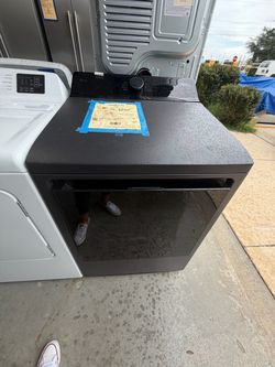 LG Black Front-Load Dryer