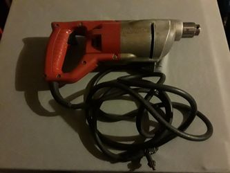 Milwaukee 1/4" Heavy Duty D Handle electric drill - see description