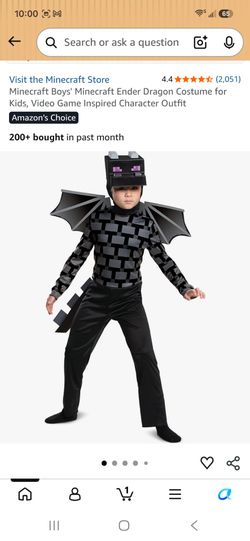 Minecraft Ender Dragon Kids Costume