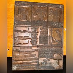 Antique Copper Printing Plates
