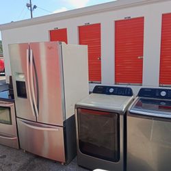 Refrigerator And Washer And Dryer Stainless Steel Prince George Virginia
