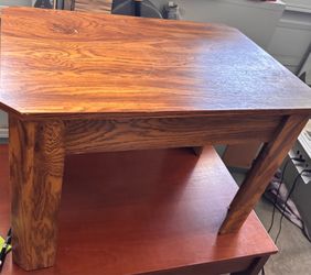 Solid Wood Small Coffee Table 27” x 18 1/2” x 18 1/2”