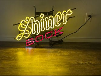 Shiner Bock Neon Beer Sign