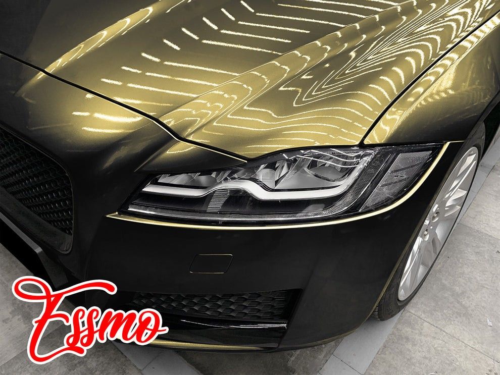 Full Roll Of Black Gold Space dust Vinyl Wrap